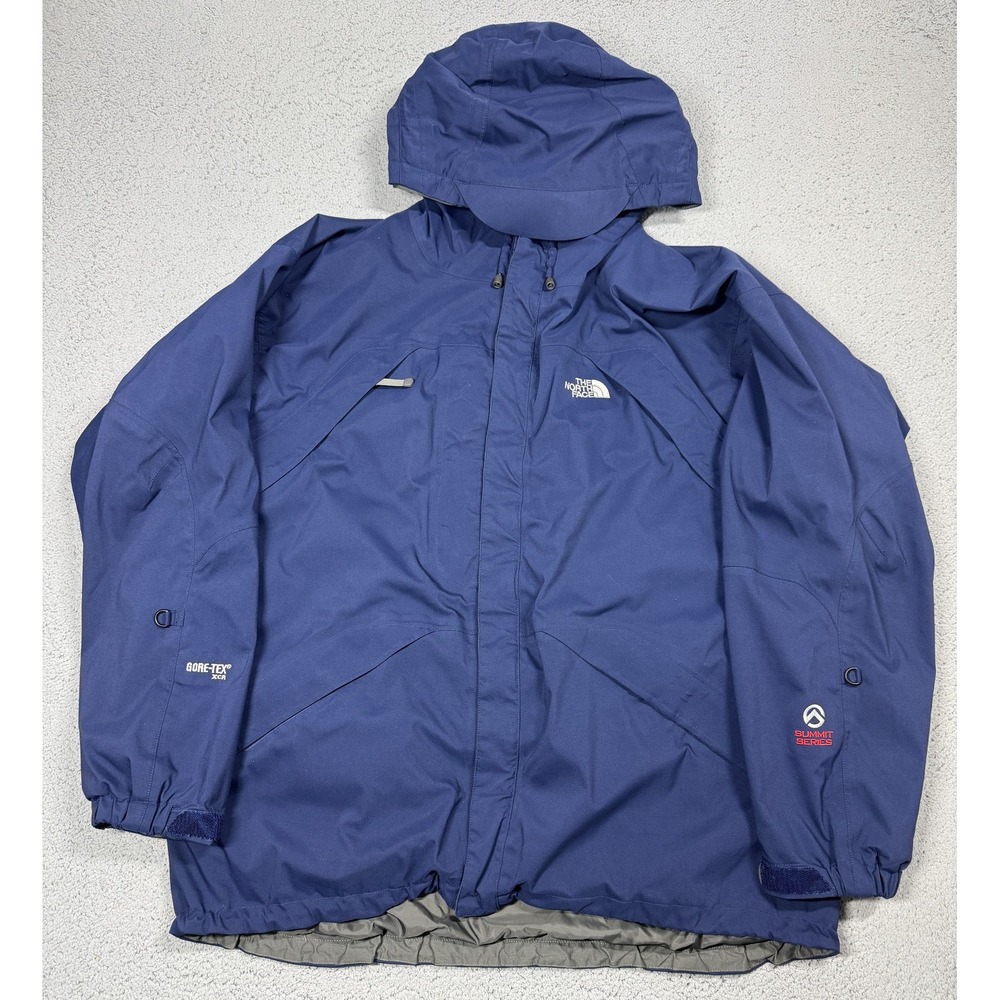 The North Face Summit Series Jacket Mens XXL Blue GORE-TEX Ski Hooded Shell